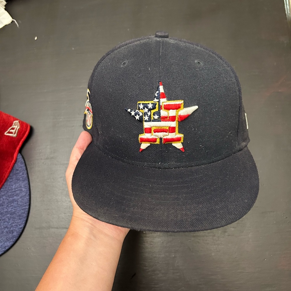 AMERICAN FLAG New Era 59 FIFTY Houston Astros